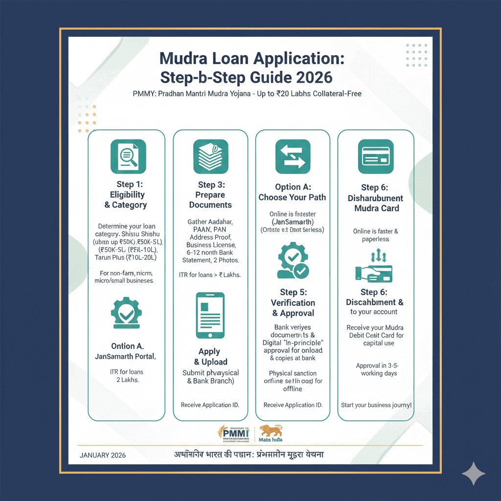 mudra loan kaise milta hai​